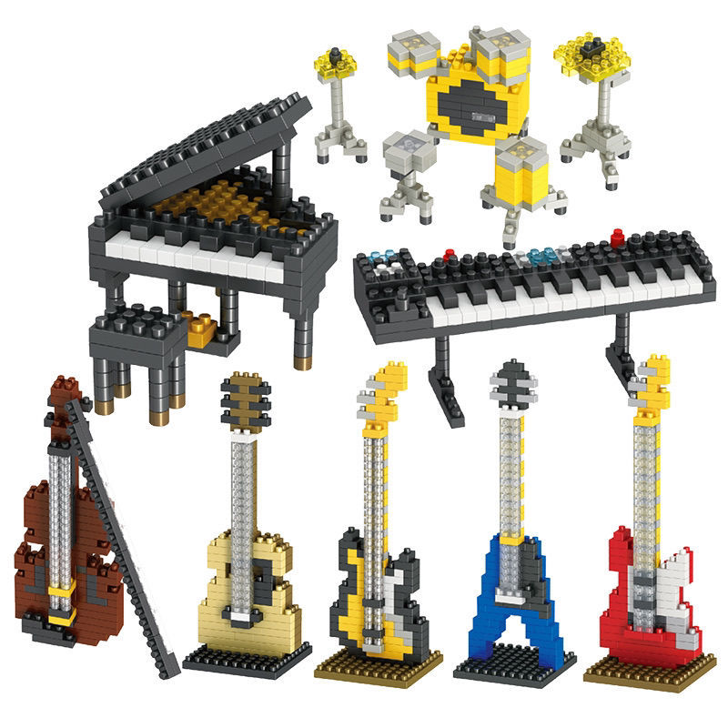 Science Olympiad - Moc Musik instrument Bausteine Musik serie