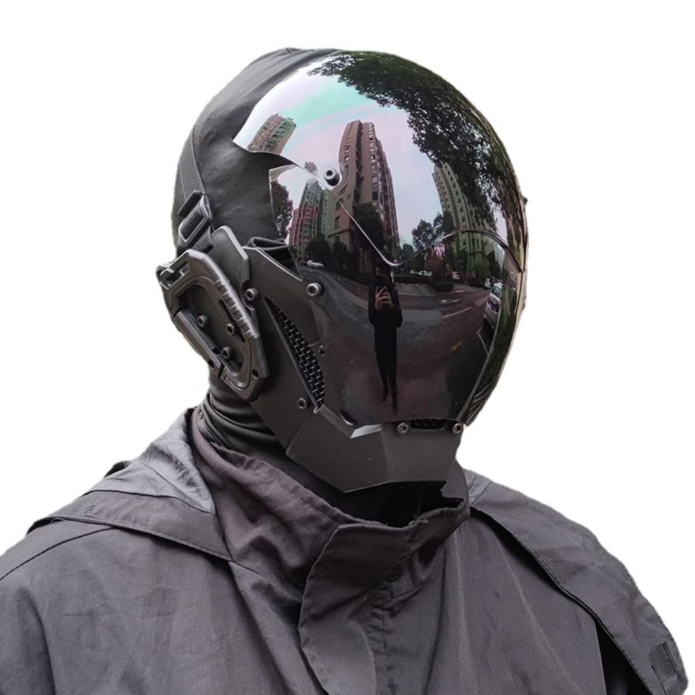 Science Toys - JAUPTO Cyberpunk-Maske für Cosplay, Futuristisches Cooles