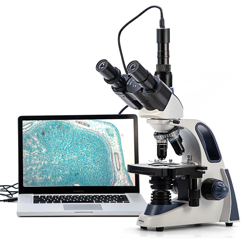 Microscope Compound 40X - SWIFT SW380T Trinokulares Mikroskop, 40X-2500X Vergrößerung