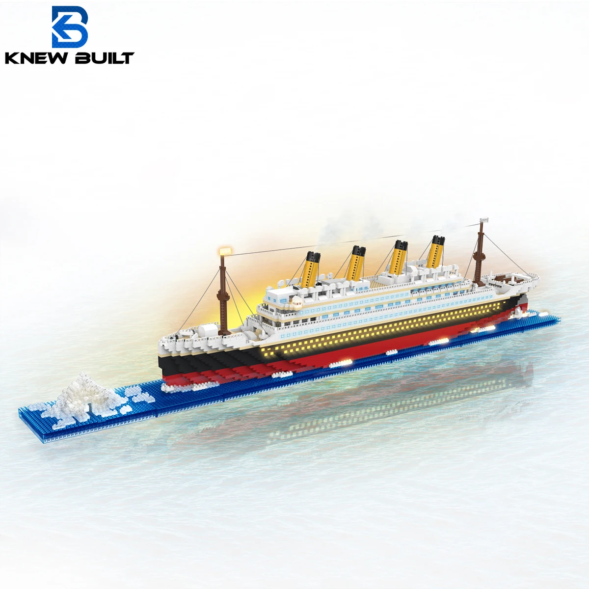 Science Olympiad - KNEW BUILT 6-Arten Titanic-Modell-Kreuzfahrtschiff-Baustein für Erwachsene,