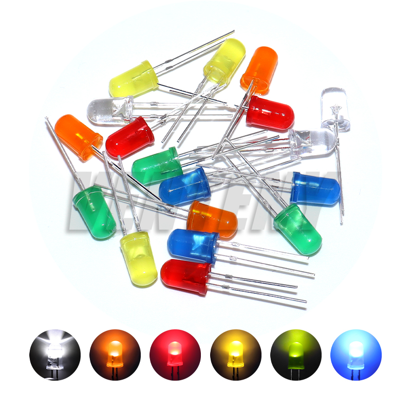 Science Hobby Kit - 5 mm diffuses LED-Dioden-Set, Lampe, Leuchtdiode,