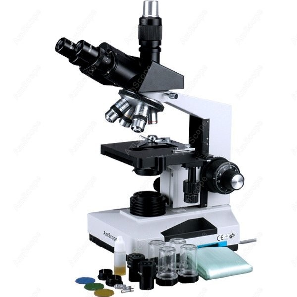 Microscope Compound 40X - AmScope T490 Serie Simul-Fokales Biologisches Trinokular-Kompoundmikroskop