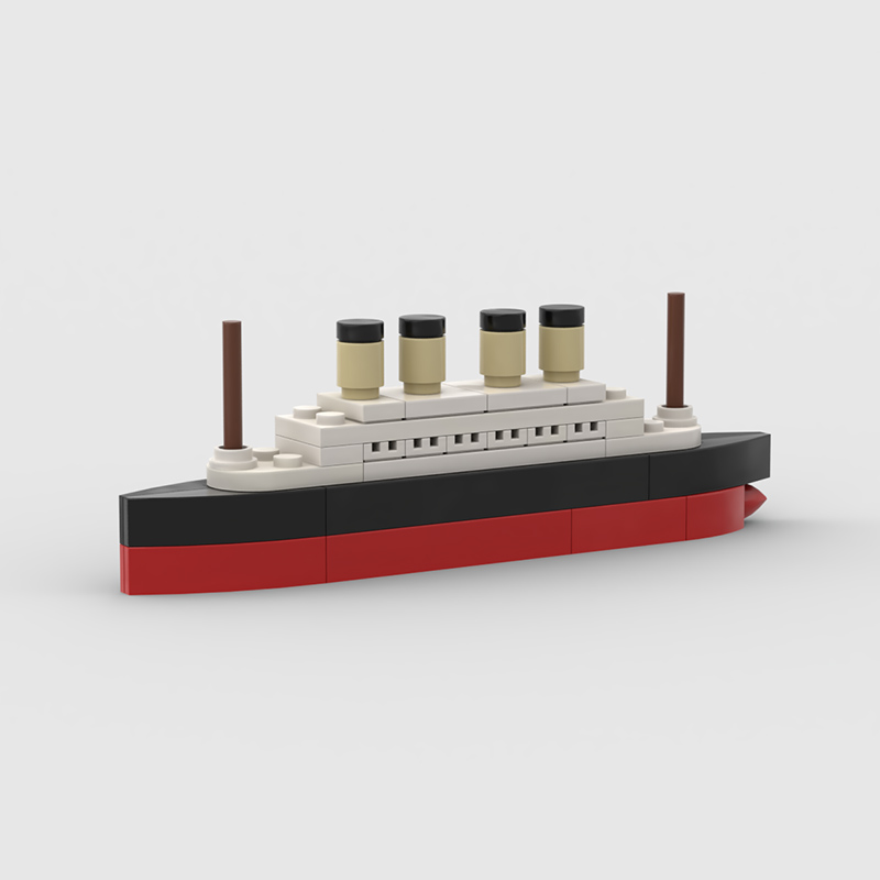 Science Olympiad - Titanic Kreuzfahrtschiff Modellbau MOC Blöcke Ziegel