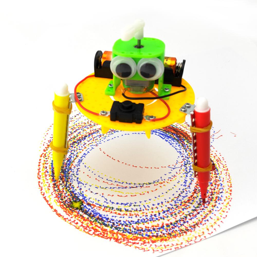 Science Robot - Frühes Lernen DIY Doodle-Roboter Technologie Kleine