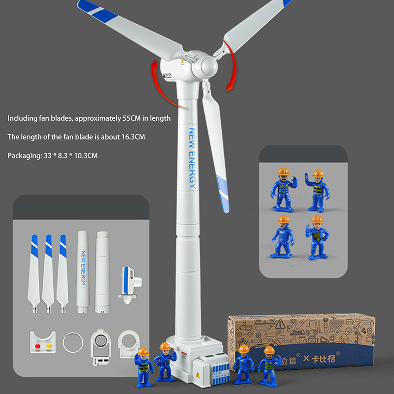 Science Toys - Windturbinenmodell für Kinder, Simulationsspielzeug – großes