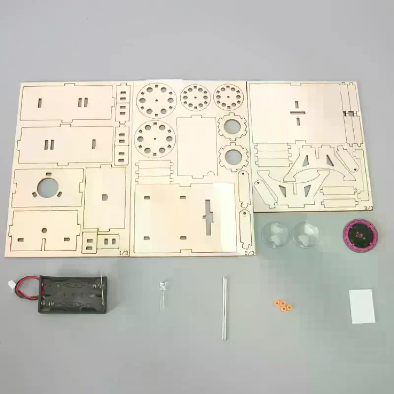 1 Set Holz-DIY-Filmprojektor P – Science Hobby Kit Bewertung und Preis