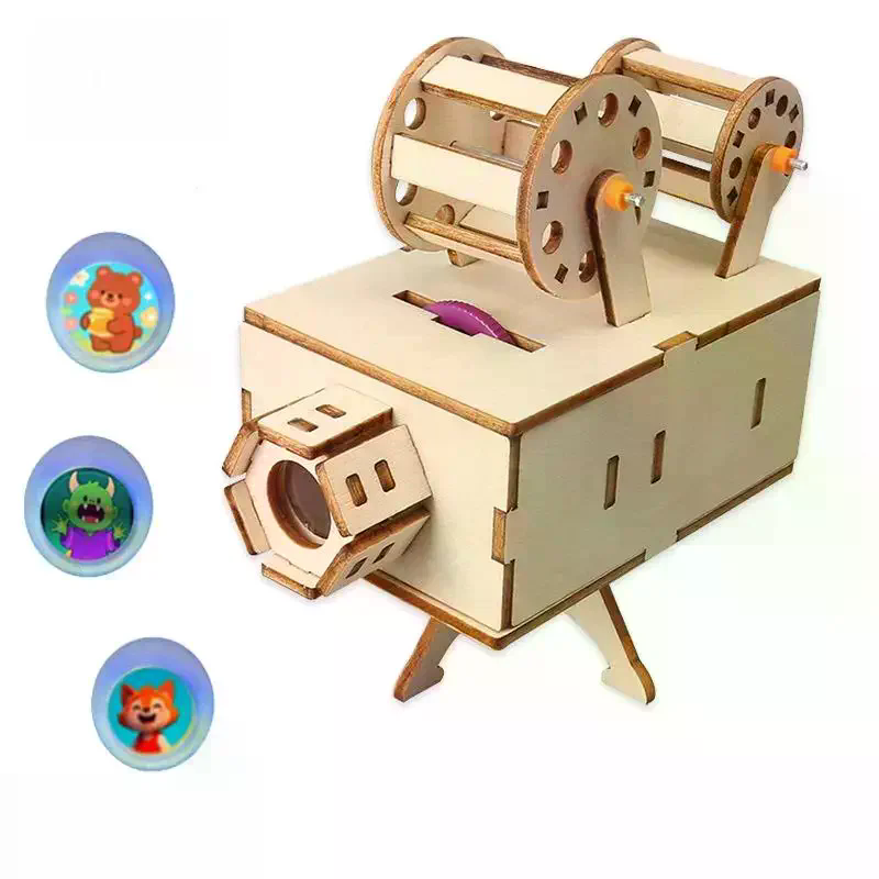 1 Set Holz-DIY-Filmprojektor P – Science Hobby Kit Bewertung und Preis