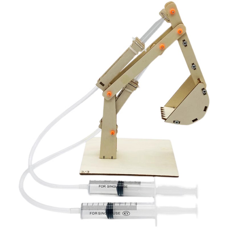 Handgefertigter Hydraulikbagge – Science Project Bewertung und Preis