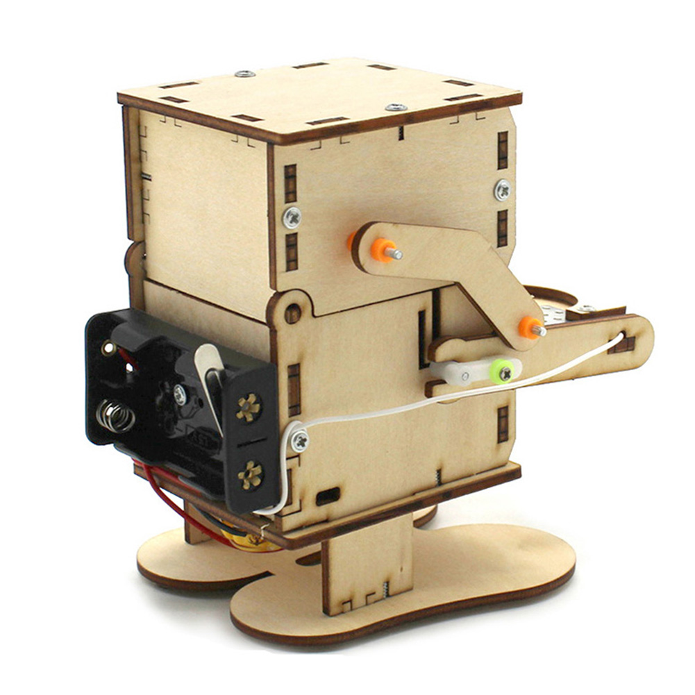 Hölzernes DIY-Roboter-Modell z – Science Robot Bewertung und Preis
