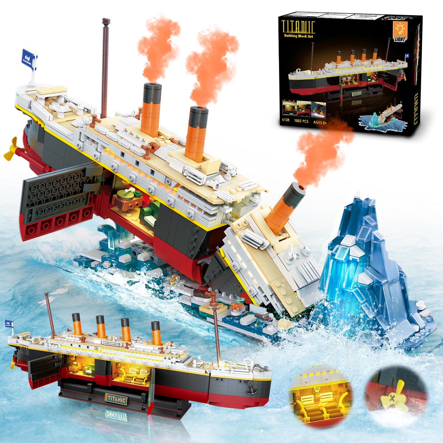 Titanic-Bauset mit LED – 2-in- – Science Olympiad Bewertung und Preis