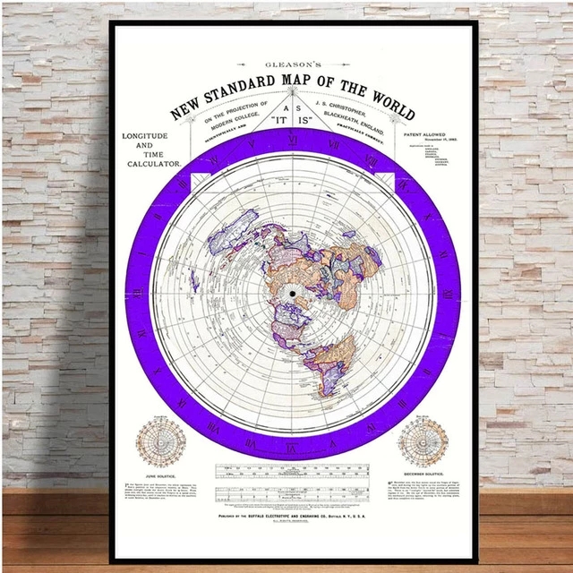 Poster und Drucke 1892, flache – Star Map Poster Bewertung und Preis