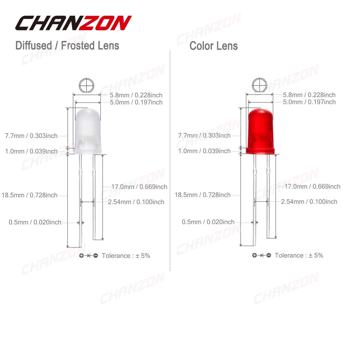 5 mm diffuses LED-Dioden-Set,  – Science Hobby Kit Bewertung und Preis