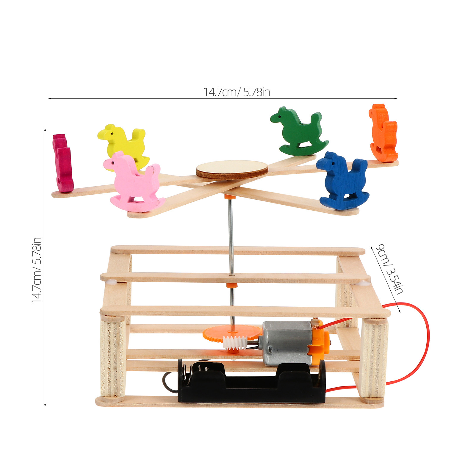 1 Set Karussell-Bausatz DIY El – Science Kit Bewertung und Preis