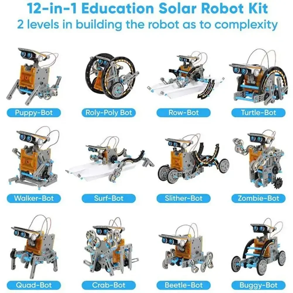 13-in-1 solarbetriebener Robot – Science Robot Bewertung und Preis