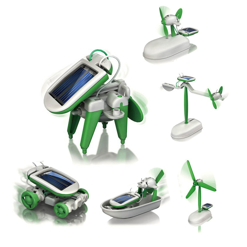 6-in-1 Solarbetriebenes Robote – Science Robot Bewertung und Preis